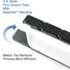 imageCKAuto 1oz Grey Adhesive Stick on Wheel WeightsEasyPeel Tape 72 ozBox US Quality72pcsBlack