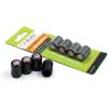 imageCKAuto 4 Pcs Anodized Aluminum Tire Valve Caps and 4 Pcs American Flag Valve Stem Caps Bundle