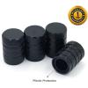 imageCKAuto 4 Pcs Anodized Aluminum Tire Valve Caps and 4 Pcs American Flag Valve Stem Caps Bundle