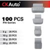 imageCKAuto FN Series Coated Lead Clip On Wheel Weights 30g 25pcsBox5g  10g  15g  20g
