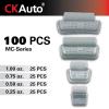 imageCKAuto MCSeries Coated 175oz Lead Clip on Wheel Weights 25PcsBox025oz10oz
