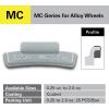 imageCKAuto MCSeries Coated 175oz Lead Clip on Wheel Weights 25PcsBox075oz