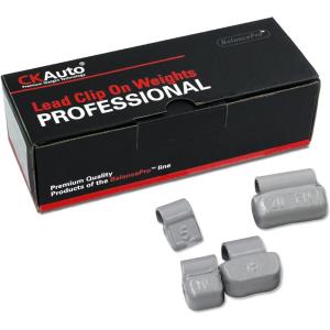 imageCKAuto FN Series Coated Lead Clip On Wheel Weights 30g 25pcsBox5g  10g  15g  20g