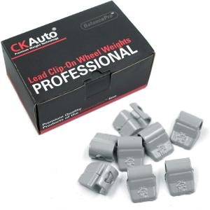 imageCKAuto MCSeries Coated 175oz Lead Clip on Wheel Weights 25PcsBox025oz