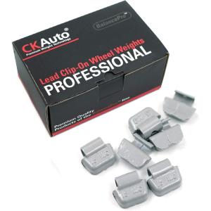 imageCKAuto MCSeries Coated 175oz Lead Clip on Wheel Weights 25PcsBox05oz