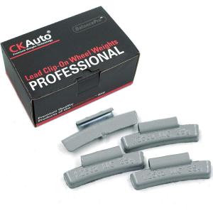 imageCKAuto MCSeries Coated 175oz Lead Clip on Wheel Weights 25PcsBox125oz