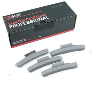 imageCKAuto MCSeries Coated 175oz Lead Clip on Wheel Weights 25PcsBox20oz