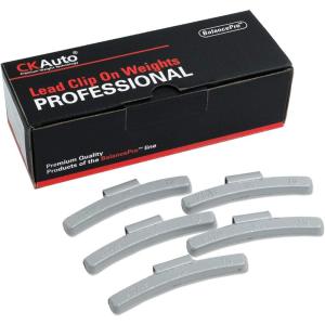 imageCKAuto MCSeries Coated 175oz Lead Clip on Wheel Weights 25PcsBox250oz