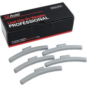 imageCKAuto MCSeries Coated 175oz Lead Clip on Wheel Weights 25PcsBox30oz