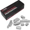 imageCKAuto MC Style Zinc Coated 025oz 05oz 075oz 10oz Clip on Wheel Weights Assortments 25PcsStyle Total 100PcsBoxupgraded gray
