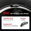 imageCKAuto MC Series Zinc Clip on Wheel Weights 125oz Coated 25PcsBox Fit for Steel Wheel Blackblack