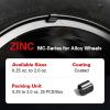 imageCKAuto MC Series Zinc Clip on Wheel Weights 125oz Coated 25PcsBox Fit for Steel Wheel Blackblack