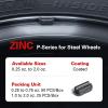 imageCKAuto P Series Zinc Clip on Wheel Weights 075oz 14oz 50PcsBox Fit for Steel Wheel Coated Blackblack