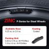 imageCKAuto P Series Zinc Clip on Wheel Weights 075oz 14oz 50PcsBox Fit for Steel Wheel Coated Blackblack