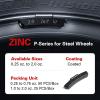 imageCKAuto P Series Zinc Clip on Wheel Weights 075oz 14oz 50PcsBox Fit for Steel Wheel Coated Blackblack