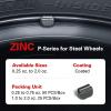imageCKAuto P Series Zinc Clip on Wheel Weights 075oz 14oz 50PcsBox Fit for Steel Wheel Coated Blackblack