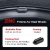 imageCKAuto P Series Zinc Clip on Wheel Weights 075oz 14oz 50PcsBox Fit for Steel Wheel Coated Blackblack