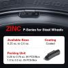 imageCKAuto P Series Zinc Clip on Wheel Weights 075oz 14oz 50PcsBox Fit for Steel Wheel Coated Blackblack