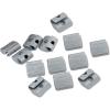 imageCKAuto P Series Zinc Clip on Wheel Weights 075oz 14oz 50PcsBox Fit for Steel Wheel Coated Blackgray