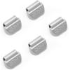 imageCKAuto P Series Zinc Clip on Wheel Weights 075oz 14oz 50PcsBox Fit for Steel Wheel Coated Blackupgraded gray