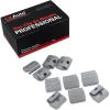 imageCKAuto P Series Zinc Clip on Wheel Weights 075oz 14oz 50PcsBox Fit for Steel Wheel Coated Blackgray