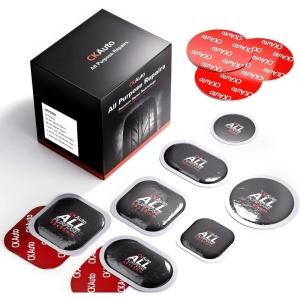 imageCKAuto All Purpose Tire Repair Patch Kit Heavy Duty Tire Plug Repair Kit Flat for Car Van Truck Bus Motorcycle and Inner TireRound Dia 3320quot80mm 50pcsMix 100pcs